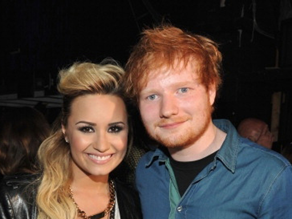 Wah, Ed Sheeran 'Dipaksa' Demi Lovato untuk Kolaborasi!